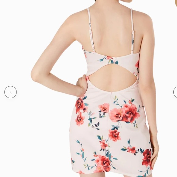 Sequin Hearts Floral Mini Dress - Picture 3 of 7